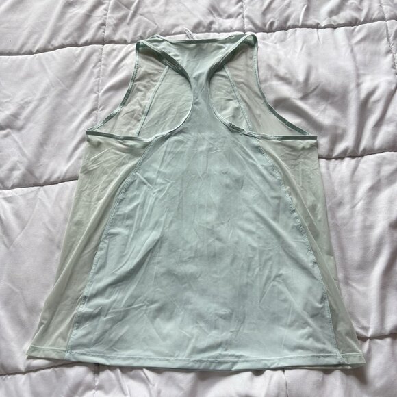 Athleta Ultimate Hybrid Tank Top Blue Womens Small Yoga Activewear Breathable - Picture 6 of 6